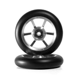 North Signal Wheels V3 24mm - G3 Scooter Wheels North Scooters Silver / Black PU 110 x 24mm 