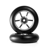 North Signal Wheels V3 30mm - G3 Scooter Wheels North Scooters Silver / Black PU 115 x 30mm 