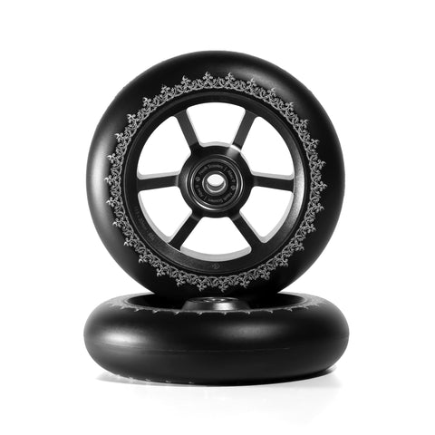 North William Holm Signature Wheels 30mm - G3 Scooter Wheels North Scooters 115 x 30mm Dark Grey / Black PU 